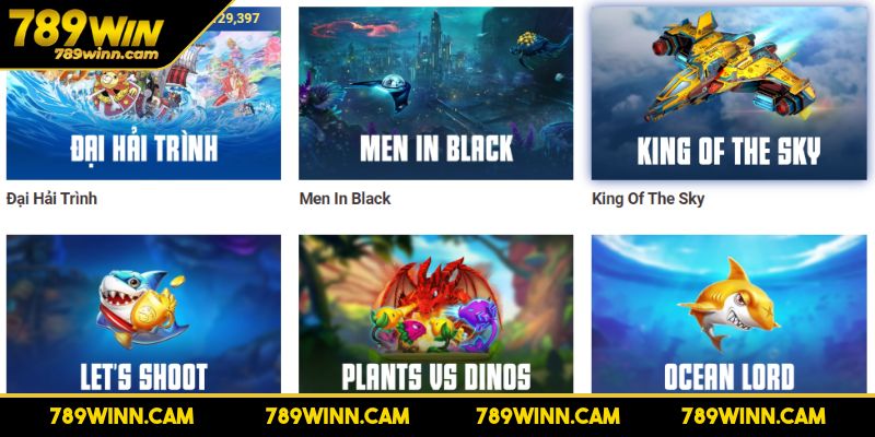 Những đối tác cung cấp game bắn cá 789WIN uy tín