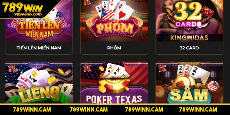 Khám phá thế giới game bài 789WIN đa dạng