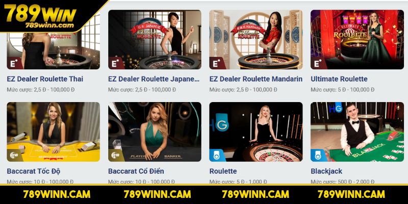 Live Casino có đội ngũ Dealer quyến rũ